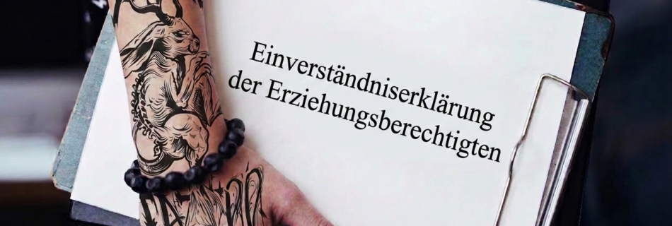 Einverständniserklärung der Erziehungsberechtigten